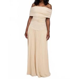 NEW NINA CHEYENNE aria serenity maxi dress in cream